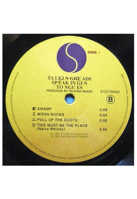 TALKING HEADS - SPEAKING IN TONGUES | VINILO-3
