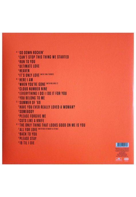 BRYAN ADAMS - ULTIMAT (2LP) | VINILO-1