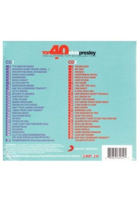 ELVIS PRESLEY - TOP 40 (2CD) | CD-3