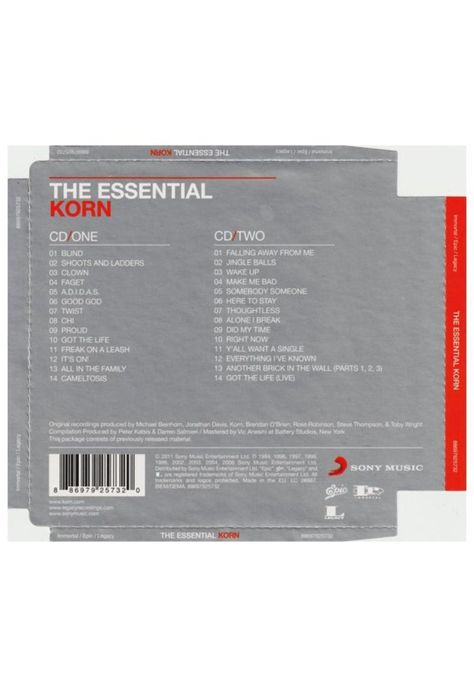 KORN - ESSENTIAL KORN (2CD) | CD-1