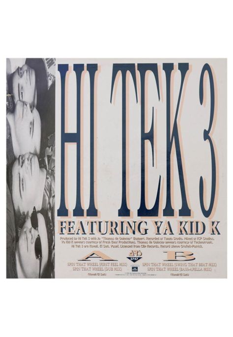 HI TEK 3 - SPIN THAT WHEEL (FIRST FEELMIX) | 12" MAXI SINGLE USADO-1