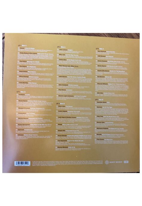NOW THAT'S WHAT I CALL MUSIC - POP GOLD - VARIOUS ARTISTS - POP GOLD (3LP) (COLOURED VINYL) | VINILO-1