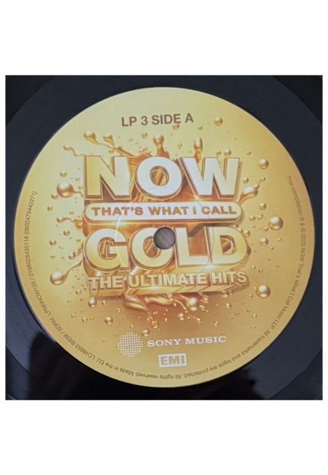 NOW THAT'S WHAT I CALL MUSIC - POP GOLD - VARIOUS ARTISTS - POP GOLD (3LP) (COLOURED VINYL) | VINILO-8