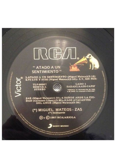 MIGUEL MATEOS - ATADO A UN SENTIMIENTO |  VINILO-2