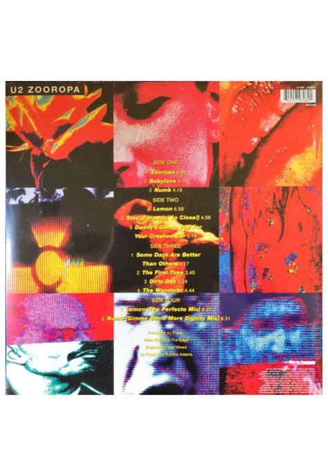 U2 - ZOOROPA (2LP) | VINILO-1