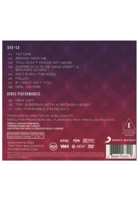ALICIA KEYS - VH1 STORYTELLERS (CD+DVD) | CD-2