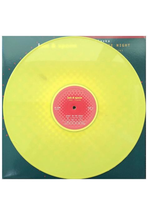 JAM & SPOON - RIGHT IN THE NIGHT (YELLOW VINYL) | 12" MAXI SINGLE VINILO-3
