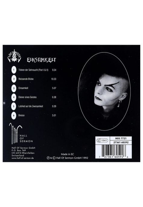 LACRIMOSA - EINSAMKEIT | CD-1