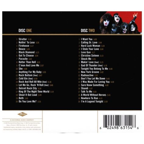 KISS - GOLD: BEST OF (1974-1982) (2CD) | CD-2