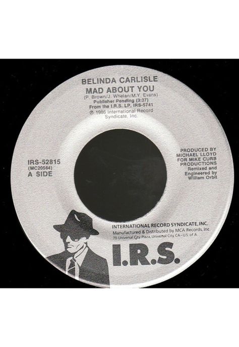 BELINDA CARLISLE - MAD ABOUT YOU | 7" SINGLE VINILO USADO-2