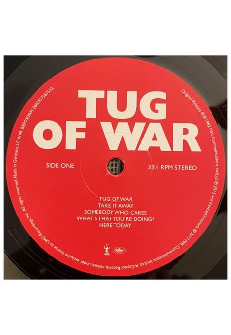 PAUL McCARTNEY - TUG OF WAR | VINILO-2