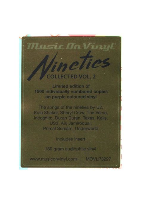 NINETIES COLLECTED 2  - VARIOUS ARTIST (2LP) | VINILO-4