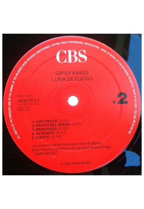 GIPSY KINGS - LUNA DE FUEGO | VINILO USADO-3