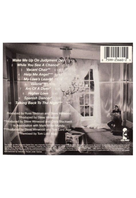 STEVE WINWOOD - CHRONICLES | CD USADO-1