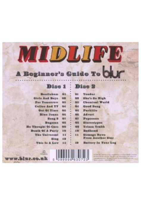 BLUR - MIDLIFE A BEGINNER'S GUIDE TO BLUR (2CD) | CD-1