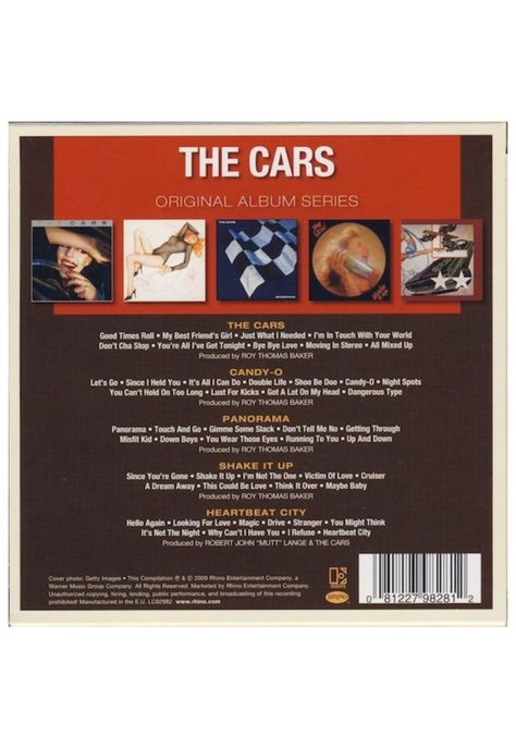 CARS - ORIGINAL ALBUM SERIES (5CD) | CD-1