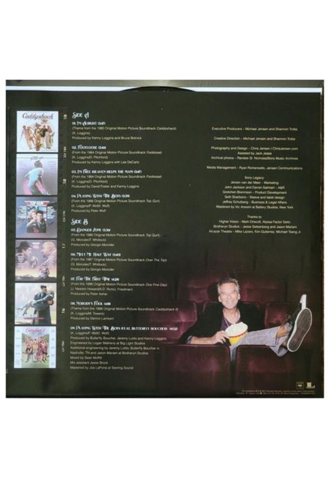 KENNY LOGGINS - AT THE MOVIES  | VINILO-2
