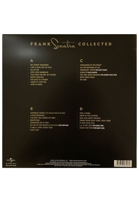 FRANK SINATRA - COLLECTED (TRANSLUCENT BLUE VINYL) (2LP) | VINILO-1