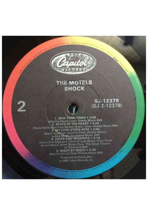 MOTELS - SHOCK | VINILO-3