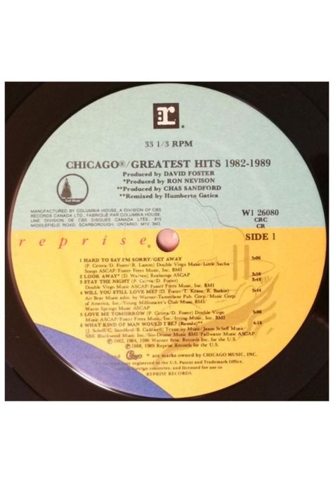 CHICAGO - GREATEST HITS 1982-1989 | VINILO-2