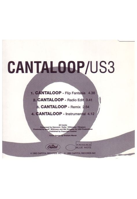 US 3 - CANTALOOP | CD SINGLE USADO-1