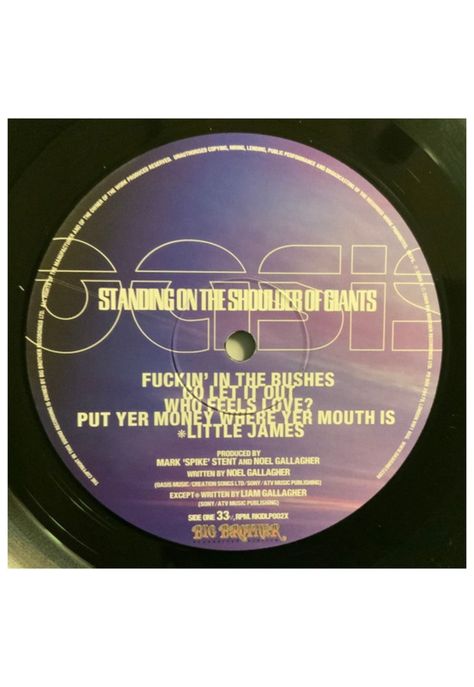 OASIS - STANDING ON THE SHOULDER GIANTS | VINILO-5