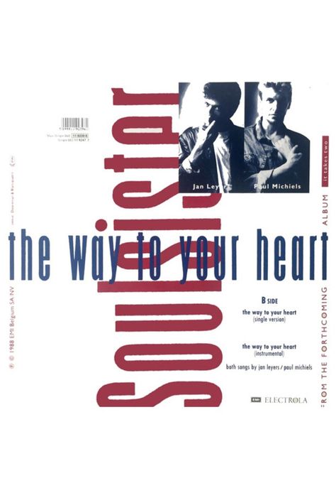 SOULSISTER  - THE WAY TO YOUR HEART | 12" MAXI SINGLE VINILO USADO-1