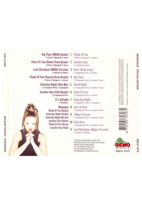 WHIGFIELD - SPECIAL EDITION (2CD) | CD USADO-1