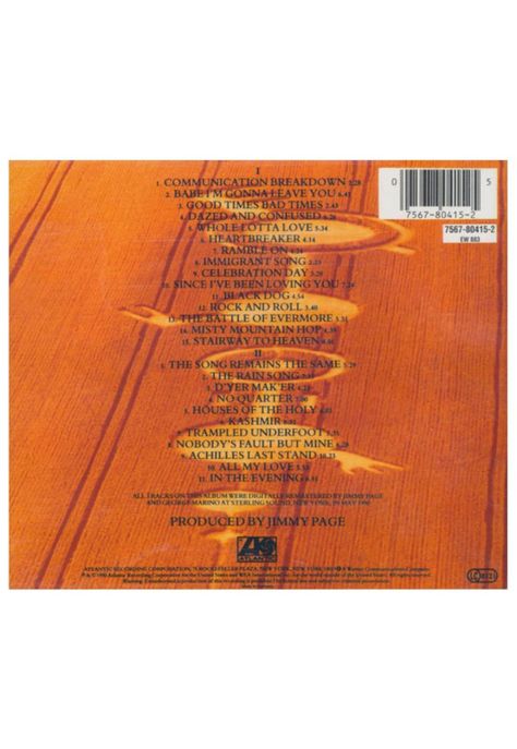 LED ZEPPELIN - REMASTERS (2CD) | CD-1