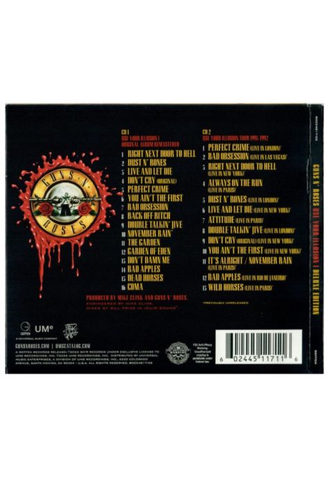 GUNS N' ROSES - USE YOUR ILLUSION I (2CD)(DIGIPACK) | CD-1