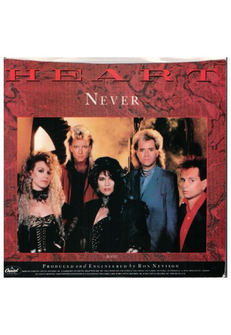 HEART - NEVER | 7" SINGLE VINILO USADO-1