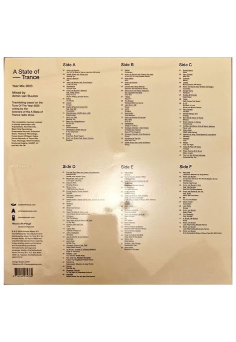 ARMIN VAN BUUREN - A STATE OF TRANCE (3LP) | VINILO-1