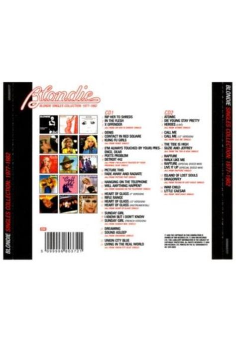 BLONDIE - BLONDIE - SINGLES 7782 (2CD) | CD-1