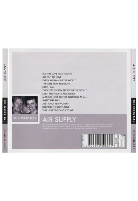 AIR SUPPLY - ESSENTIAL | CD-1