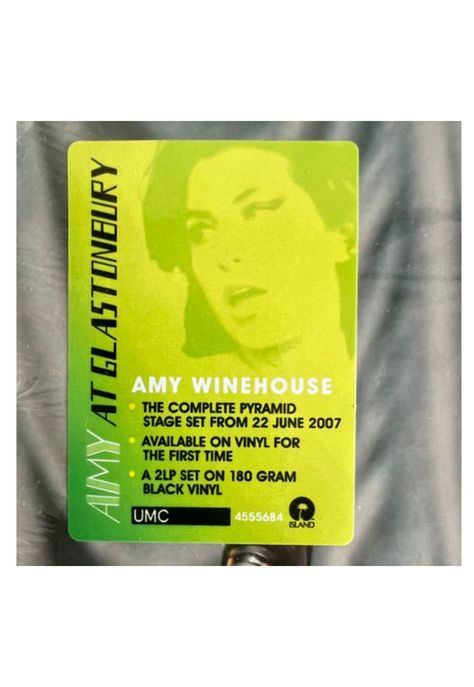AMY WINEHOUSE - LIVE AT GLASTONBURY 2007 2LP VINILO-2