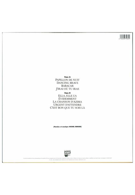 FRANCE GALL - BABACAR (WHITE VINYL) | VINILO-2