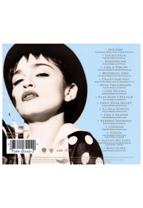 MADONNA - THE IMMACULATE COLLECTION CD-1