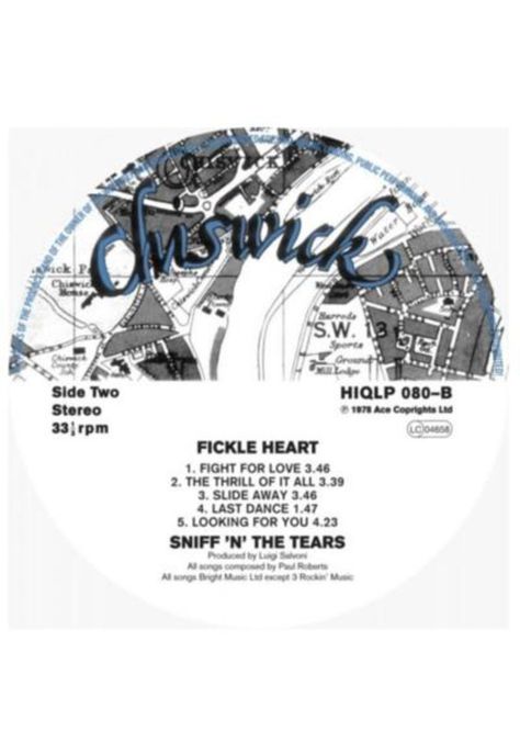 SNIFF N THE TEARS - FICKLE HEART | VINILO-3