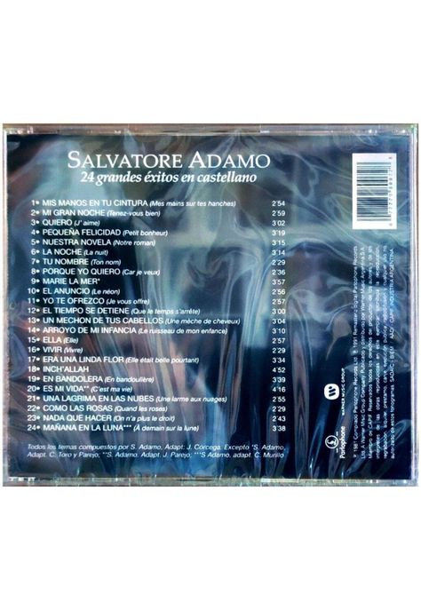 ADAMO - 24 GRANDES EXITOS EN CASTELLANO | CD-1
