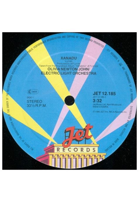 OLIVIA NEWTON JOHN/ELECTRIC LIGHT ORCHESTRA  - XANADU | 12'' MAXI SINGLE USADO-2