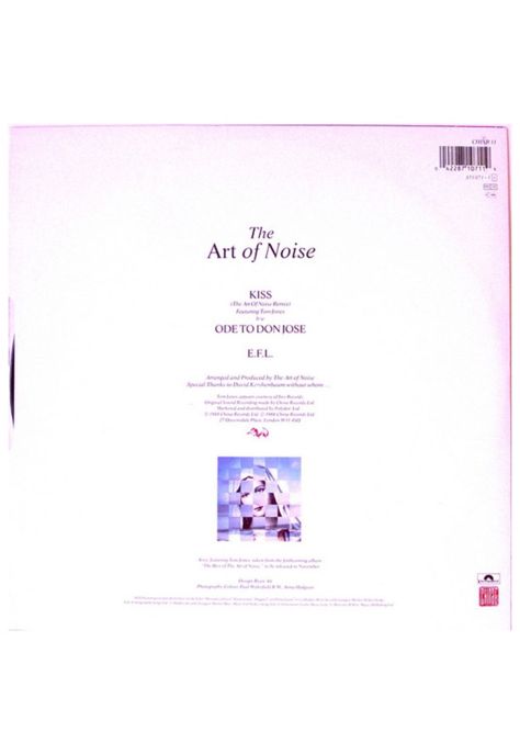 ART OF NOISE FT. TOM JONES - KISS | 12" MAXI SINGLE VINILO USADO-1