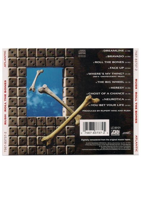 RUSH - ROLL THE BONES | CD-1