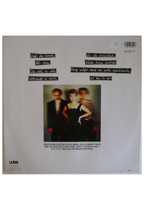 PRESUNTOS IMPLICADOS - DE SOL A SOL | VINILO USADO-1