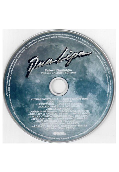 DUA LIPA - FUTURE NOSTALGIA THE MOONLIGHT EDITION | CD-2