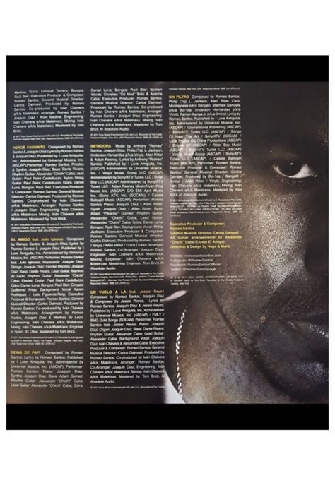ROMEO SANTOS - GOLDEN (2LP) (GOLD VINYL) | VINILO-3
