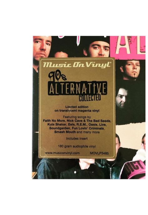 90'S ALTERNATIVE - COLLECTED (2LP)(MAGENTA VINYL) | VINILO-3