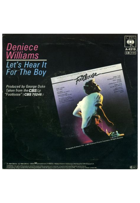 DENIECE WILLIAMS - LET'S HEAR IT FOR THE BOY | 7'' SINGLE VINILO USADO-1