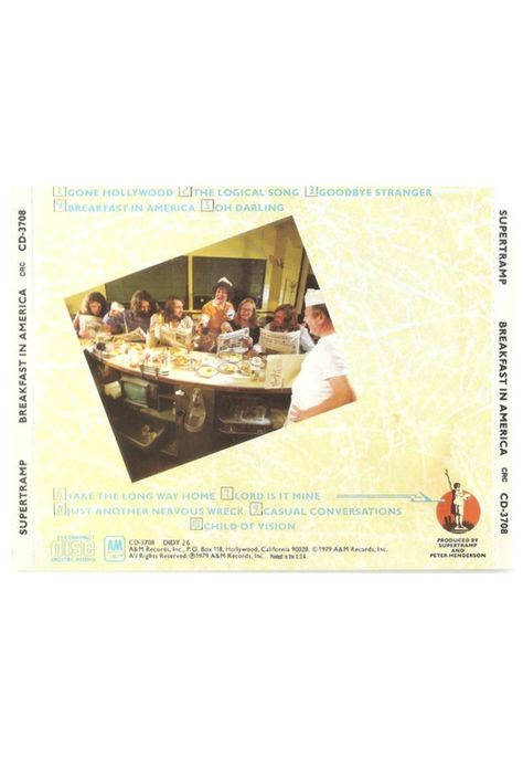 SUPERTRAMP - BREAKFAST IN AMERICA | CD USADO-1