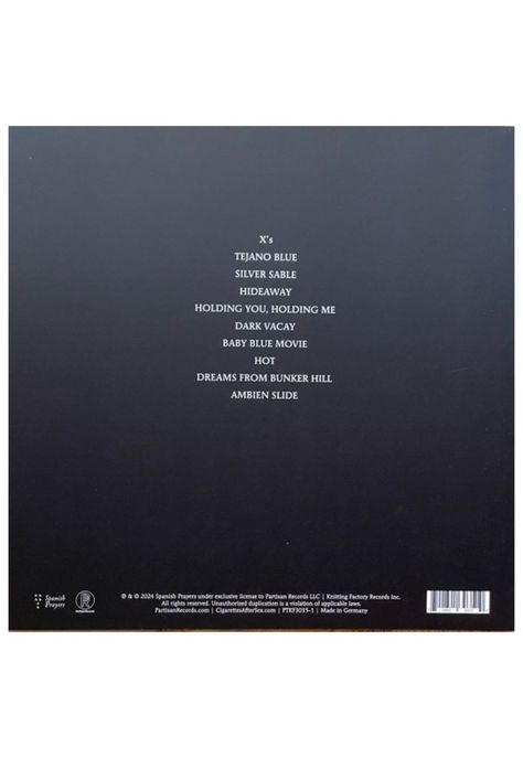CIGARETTES AFTER SEX - X'S (CLEAR VINYL) | VINILO-1