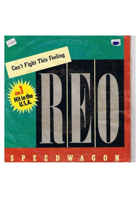 REO SPEEDWAGON - CAN'T FIGHT THIS FEELING | 7" SINGLE USADO-0